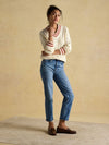 Dibbly Cream Cotton Cable Knit Cricket Jumper - RUTHERFORD & Co