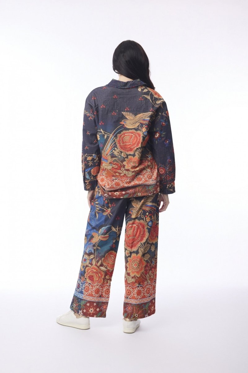 Digital Shirt Long Embroidery - RUTHERFORD & Co