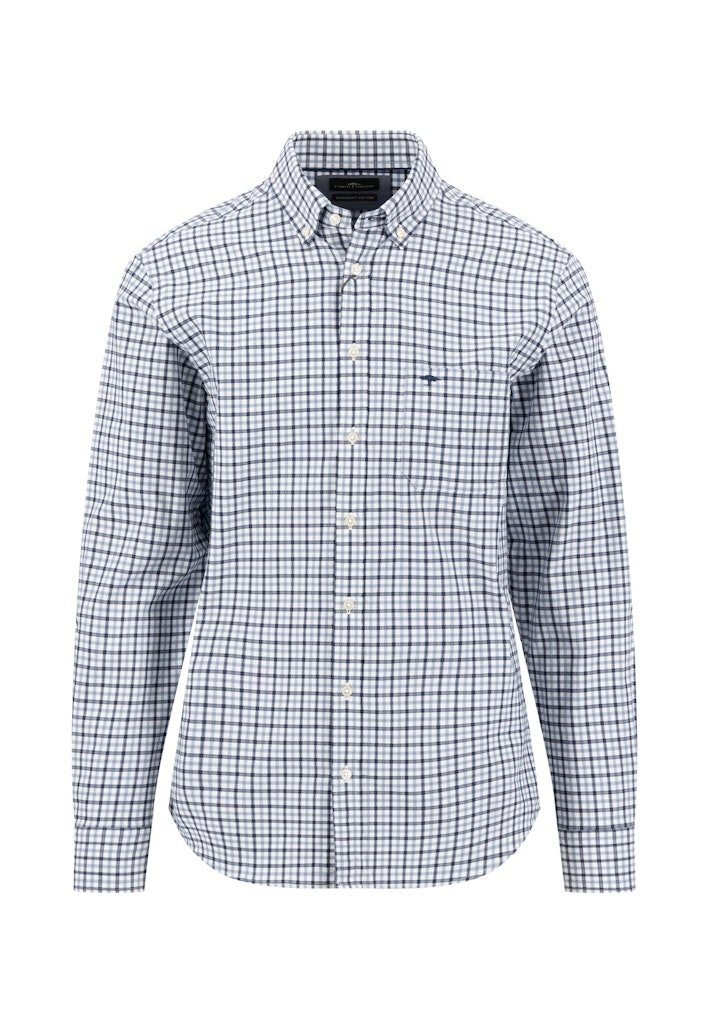 Dobby Check, Air Blue - RUTHERFORD & Co