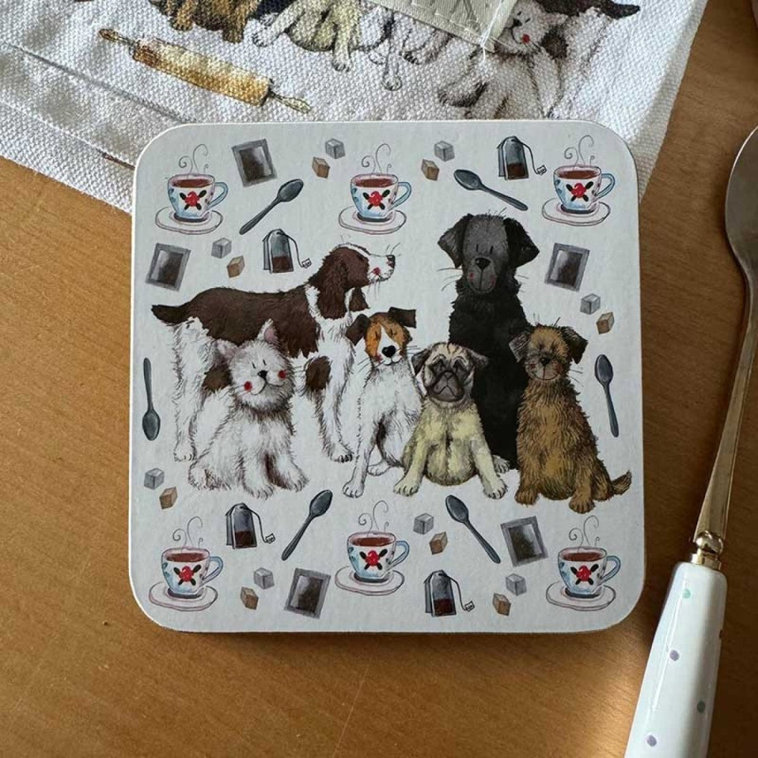 Dog and Tea Coaster - RUTHERFORD & Co