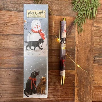 Dogs and Snowman Ballpoint Pen - RUTHERFORD & Co