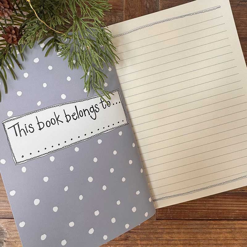 Dogs and Snowman Large Notebook - RUTHERFORD & Co