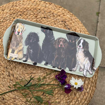 Dogs Medium Melamine Tray - RUTHERFORD & Co