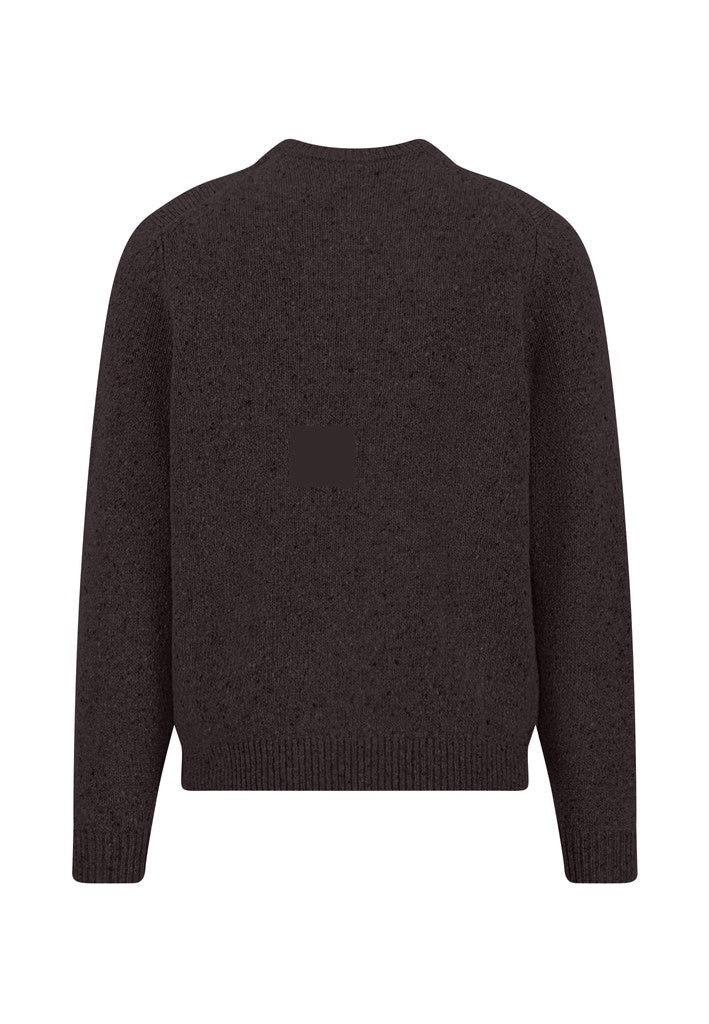 Donegal Crew Neck Jumper - Soil - RUTHERFORD & Co