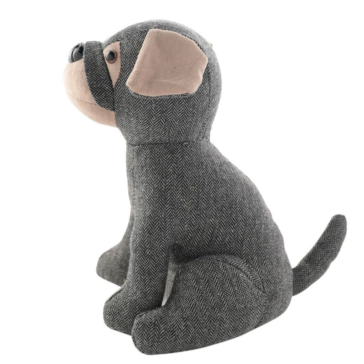 Door Stop Hestia Grey Sitting Dog - RUTHERFORD & Co