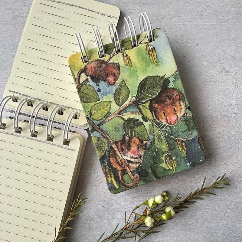Dormice Small Spiral Notepad - RUTHERFORD & Co
