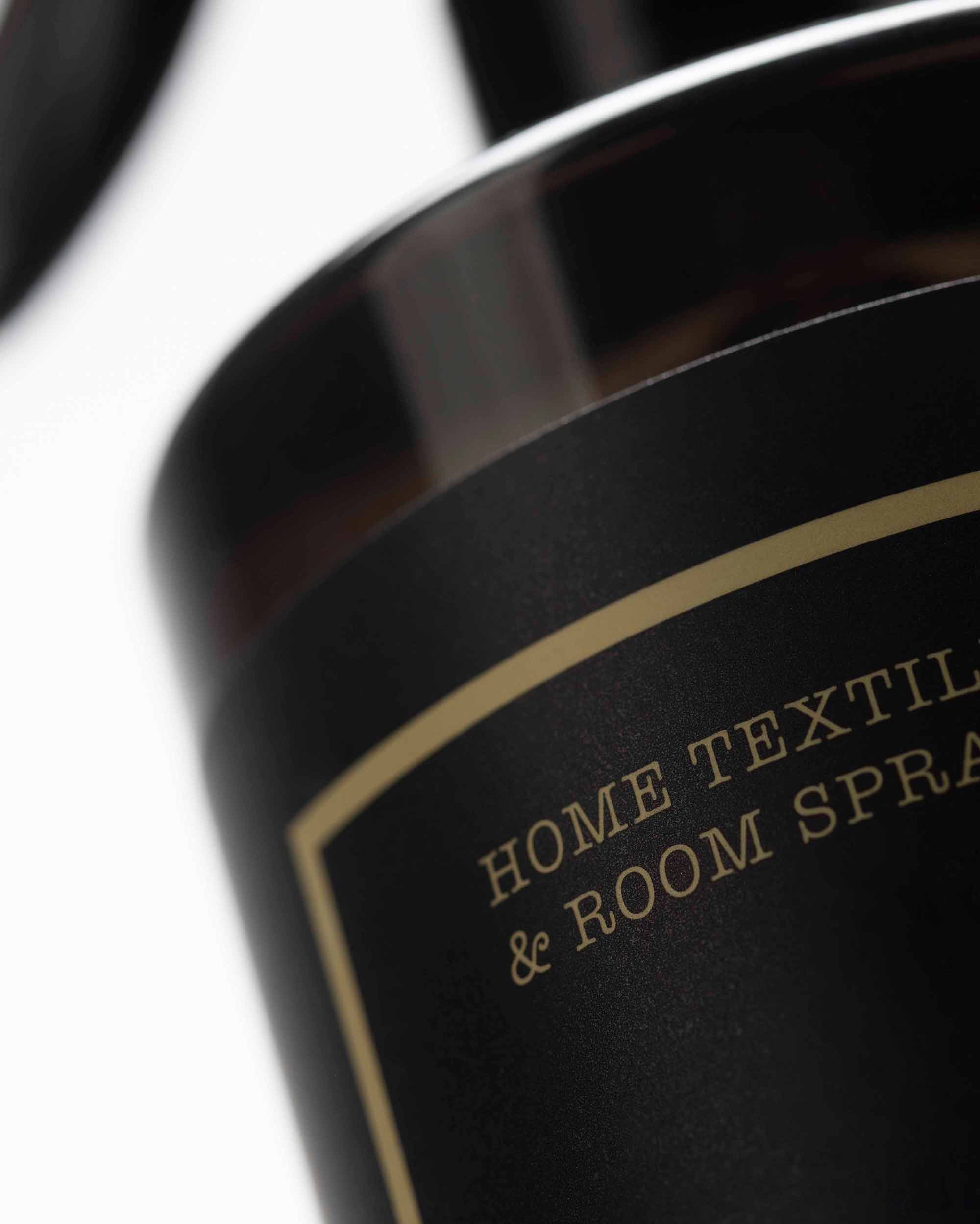 Home Textile & Room Spray 500ml - Basil & Mandarin - Black