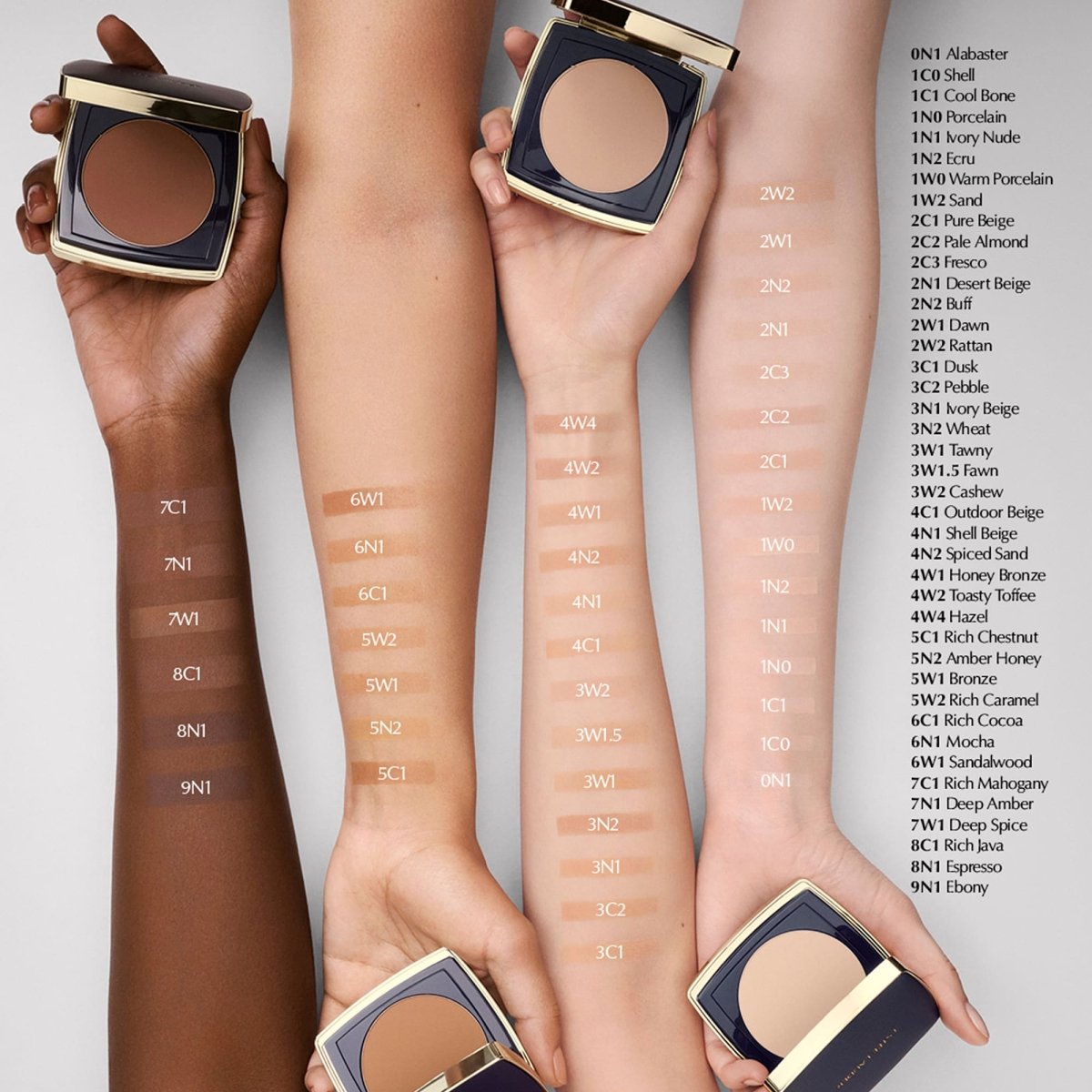 Double Wear Stay - in - Place Matte Powder Foundation - RUTHERFORD & Co