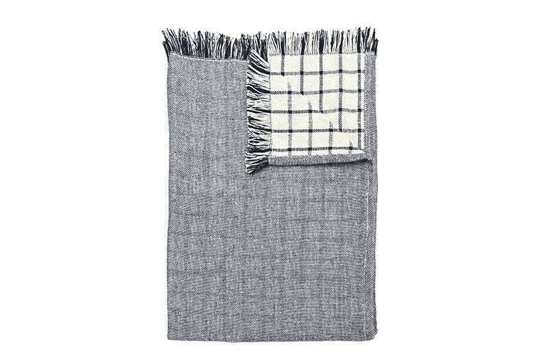Double weave tea towel blue - RUTHERFORD & Co