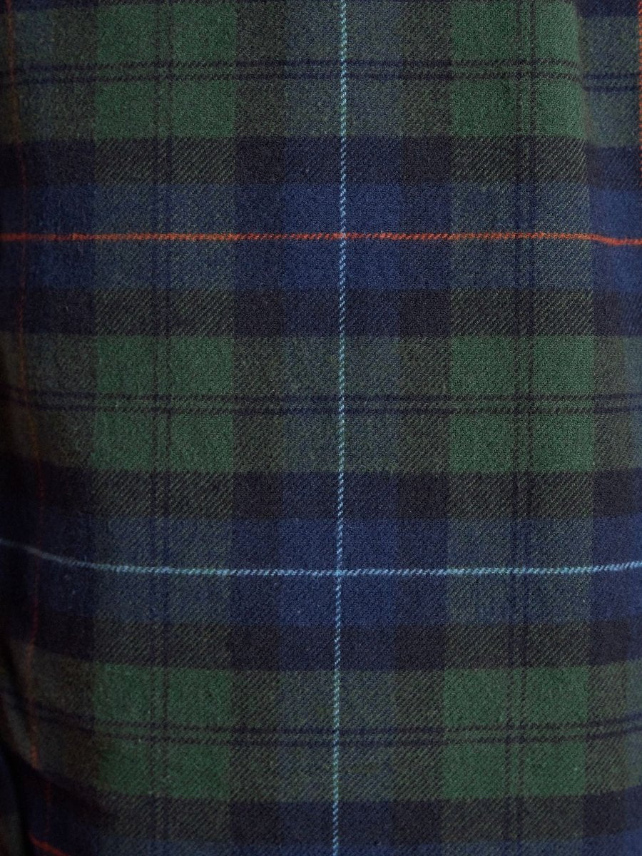 Dozer Check Green & Navy Pyjama Bottoms - RUTHERFORD & Co