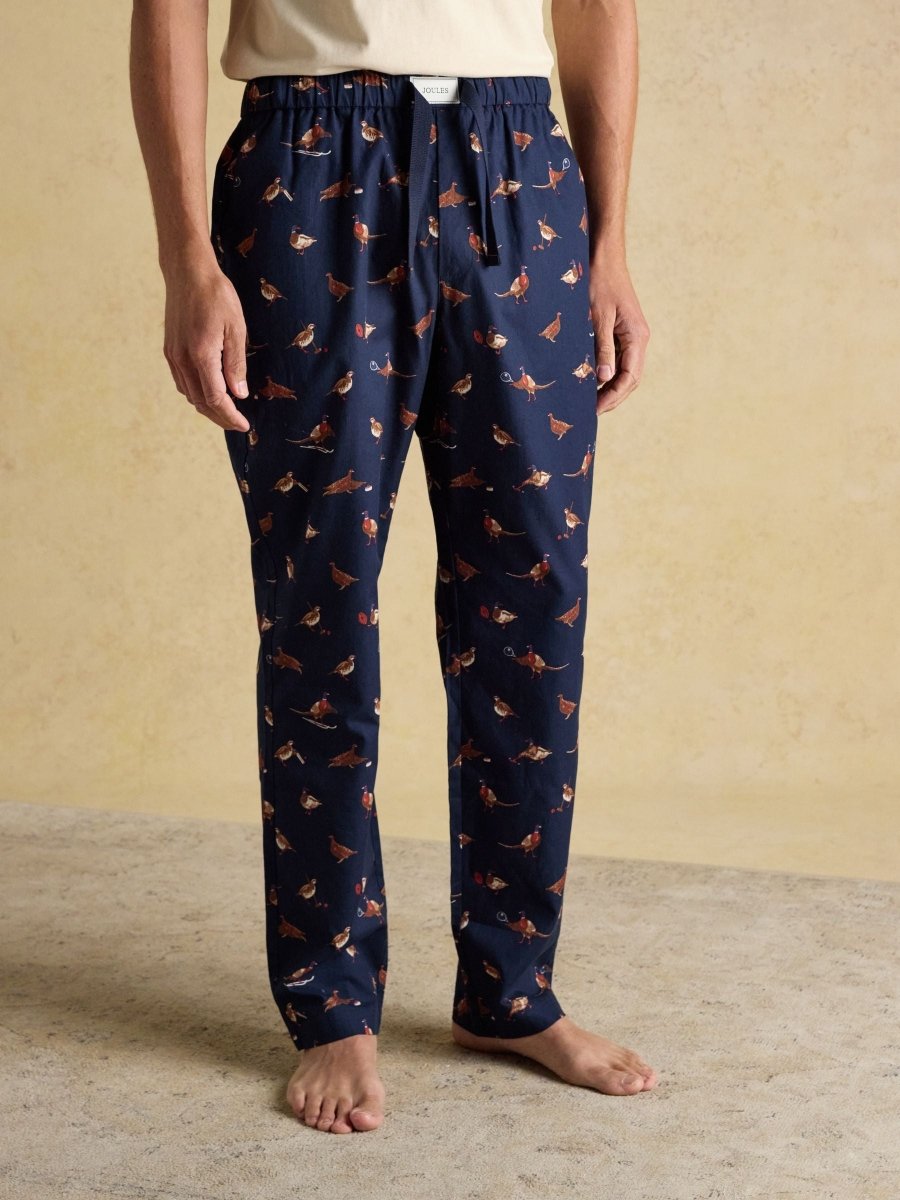 Dozer Navy Pyjama Bottoms - RUTHERFORD & Co