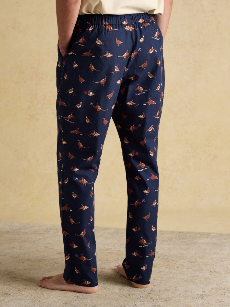 Dozer Navy Pyjama Bottoms - RUTHERFORD & Co