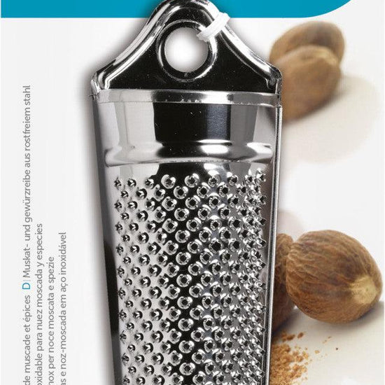 KitchenCraft Stainless Steel Nutmeg and Spice Grater - RUTHERFORD & Co