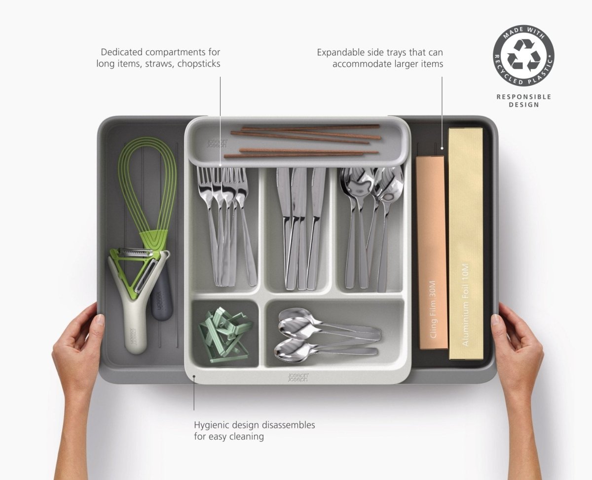 DrawerStore™ Expanding Cutlery, Utensil & Gadget Organiser - RUTHERFORD & Co