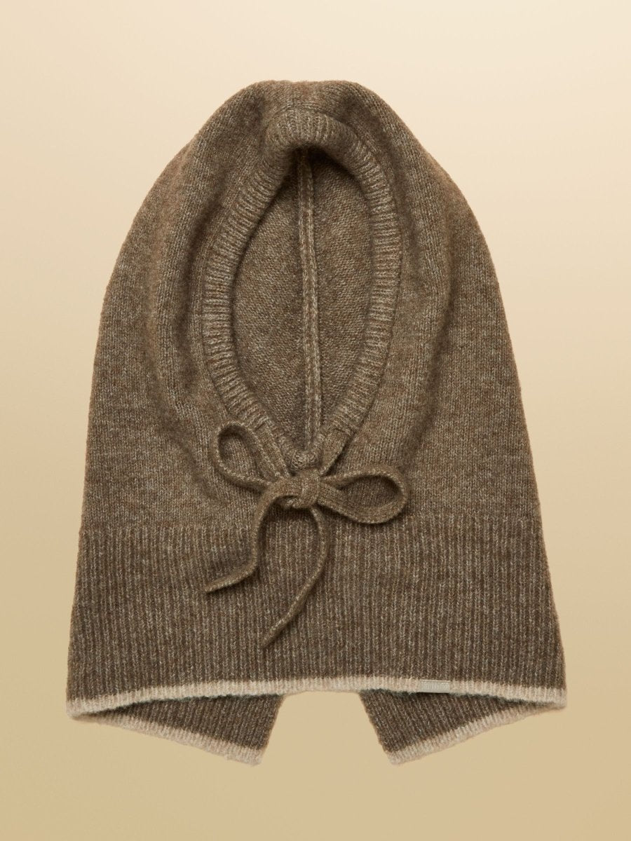 Drawstring Hood - Mocha Brown - RUTHERFORD & Co