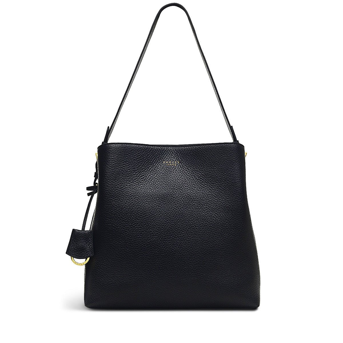 Dukes Place Black Large Ziptop Shoulder - RUTHERFORD & Co