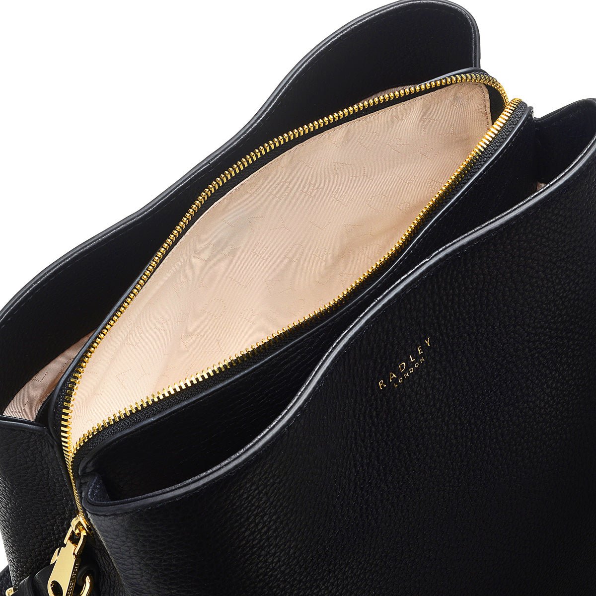 Dukes Place Black Large Ziptop Shoulder - RUTHERFORD & Co