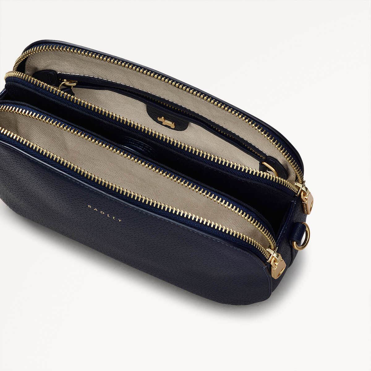 DUKES PLACE ICON/EVENFALL/MEDIUM ZIPTOP CROSSBODY - RUTHERFORD & Co