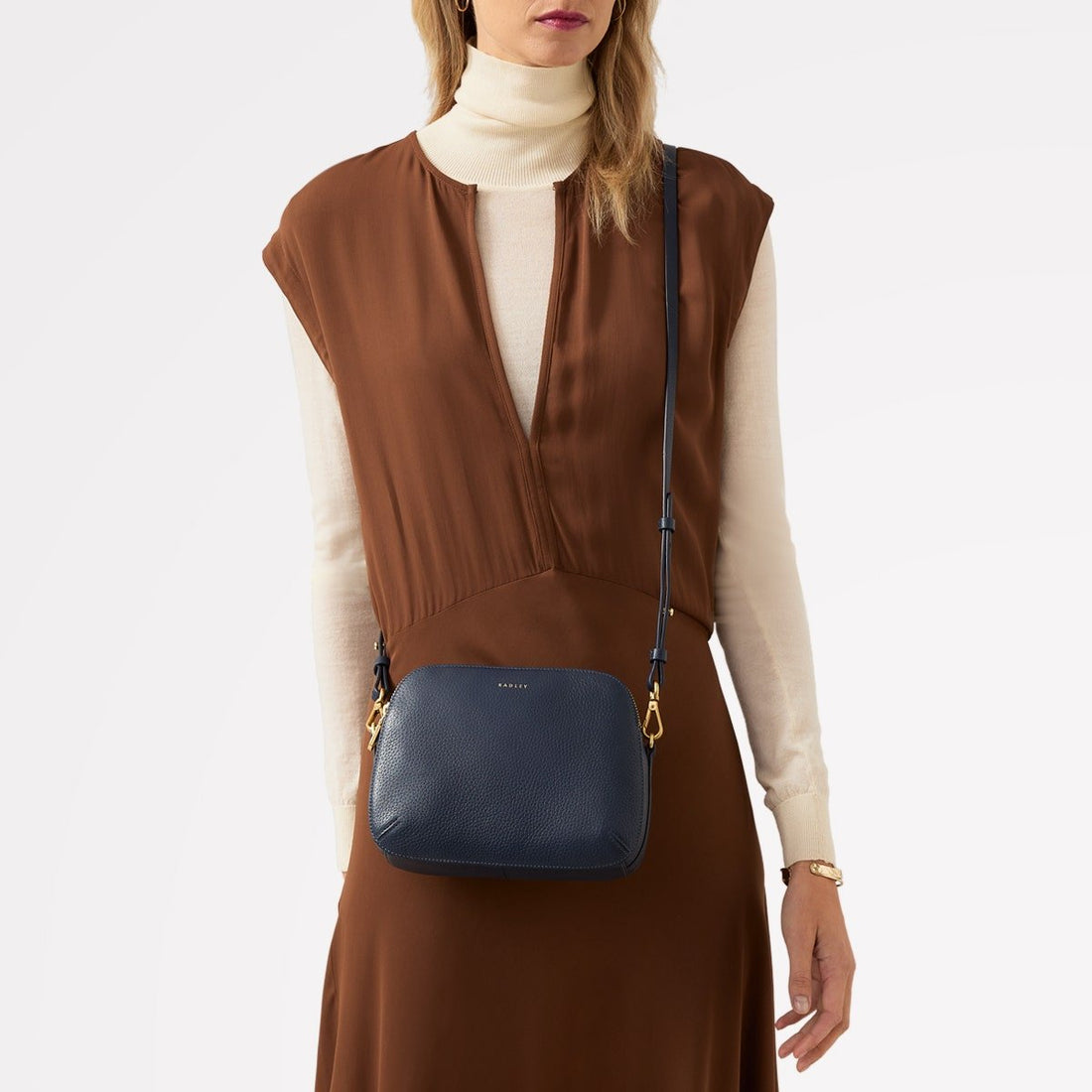 DUKES PLACE ICON/EVENFALL/MEDIUM ZIPTOP CROSSBODY - RUTHERFORD & Co