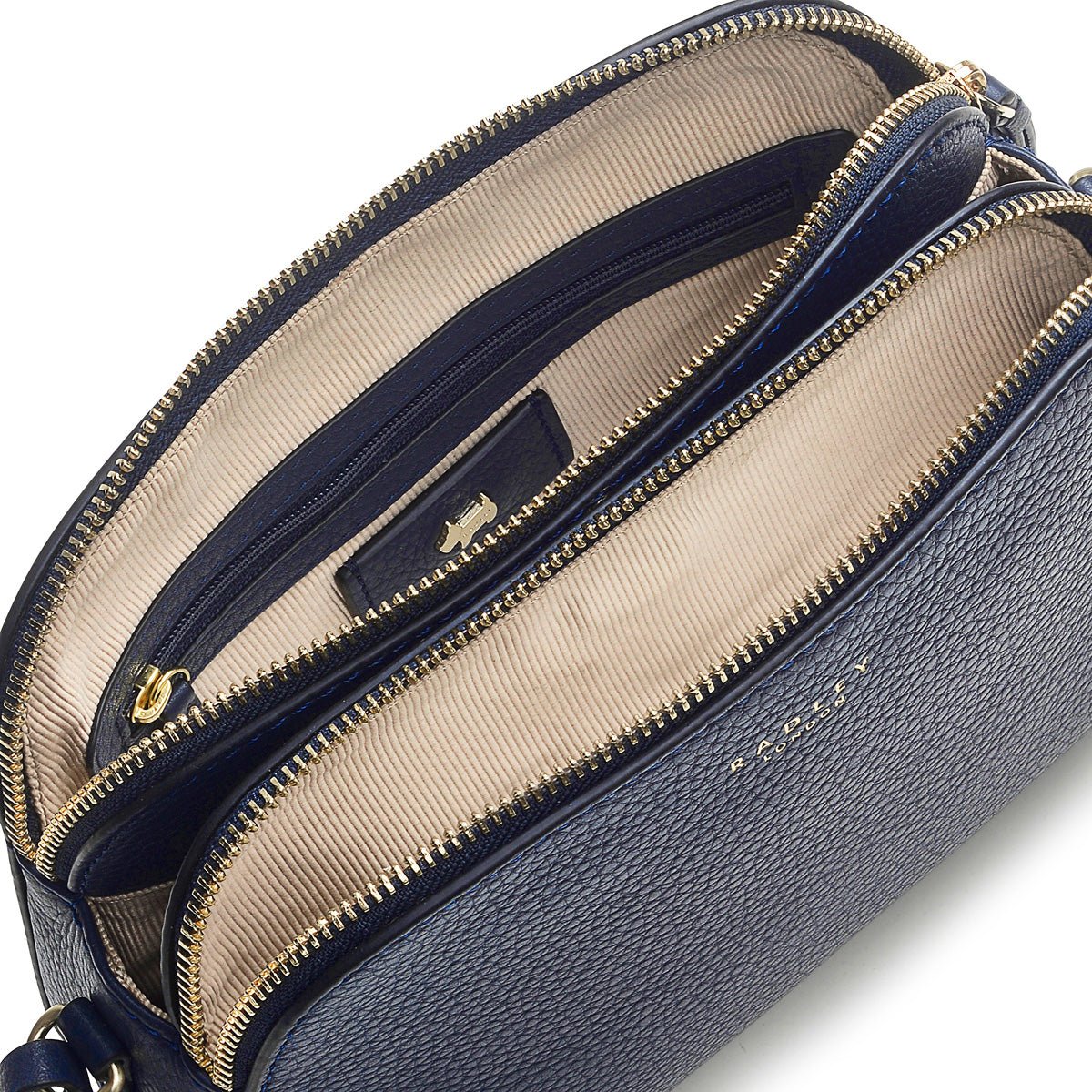 Dukes Place Ink Medium Ziptop Crossbody - RUTHERFORD & Co