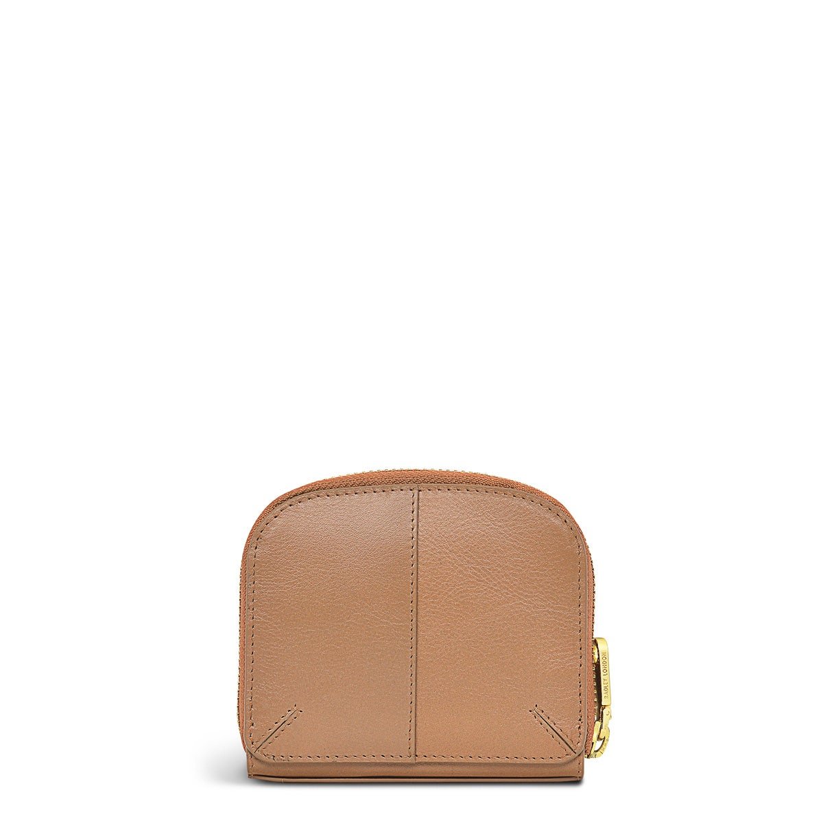 Dukes Place Leather Medium Zip Around Wallet In Dark Butter - RUTHERFORD & Co