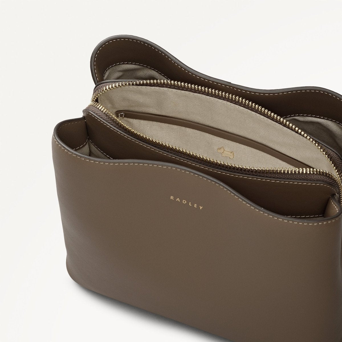 Dukes Place Medium Compartment Cross Body Coffee - RUTHERFORD & Co