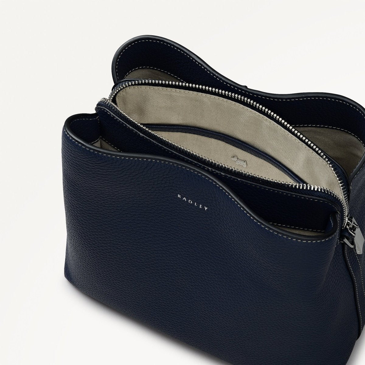 Dukes Place Medium Compartment Cross Body Naval - RUTHERFORD & Co