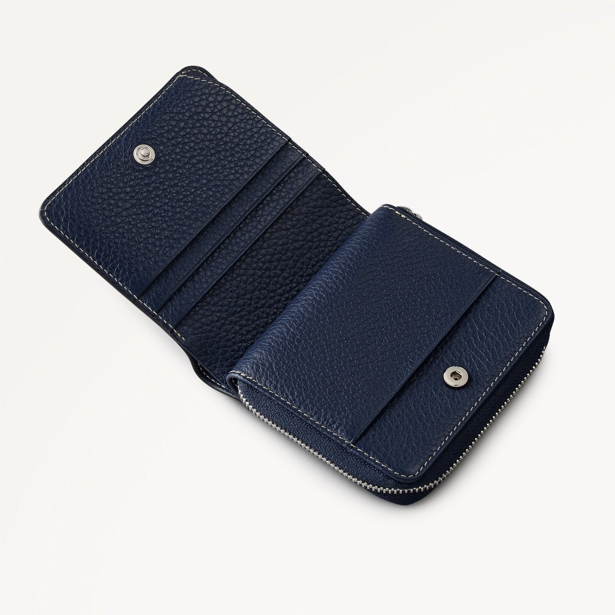 Dukes Place Medium Zip Around Purse Naval - RUTHERFORD & Co