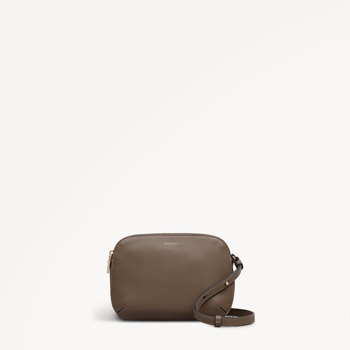Dukes Place Medium Ziptop Cross Body Coffee - RUTHERFORD & Co