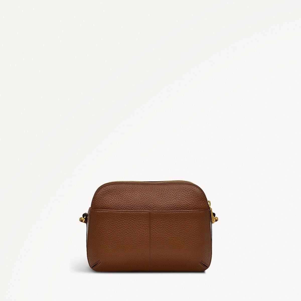 Dukes Place Medium Ziptop Crossbody Saddle - RUTHERFORD & Co
