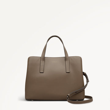 Dukes Place Medium Ziptop Grab Coffee - RUTHERFORD & Co