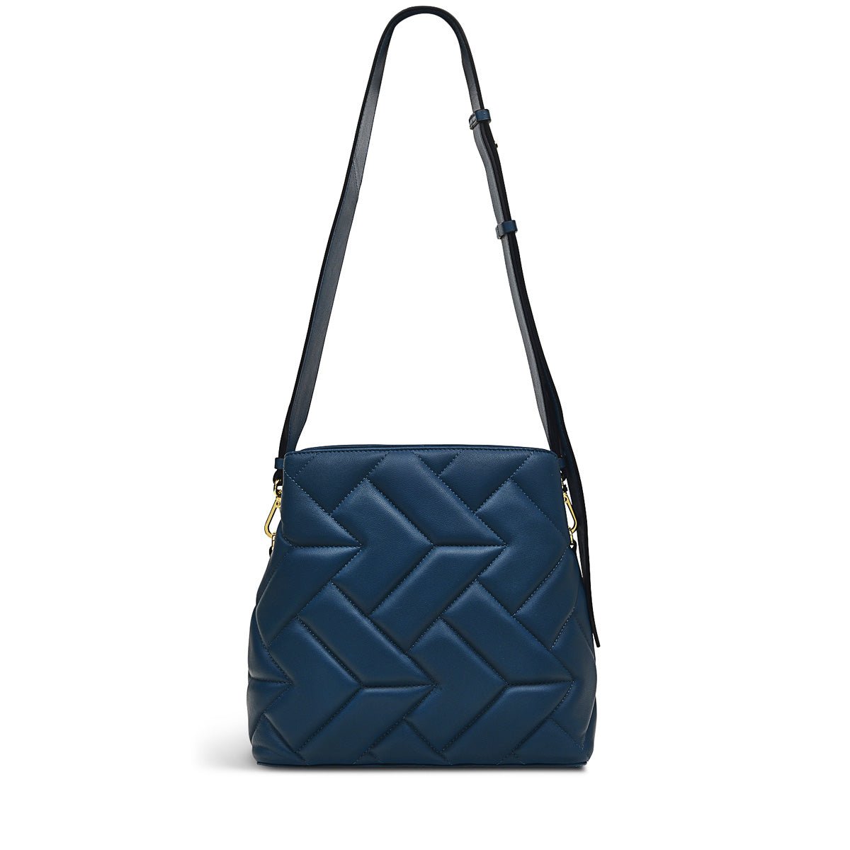 Dukes Place - Quilt Deepsea Medium Compartment Crossbody - RUTHERFORD & Co