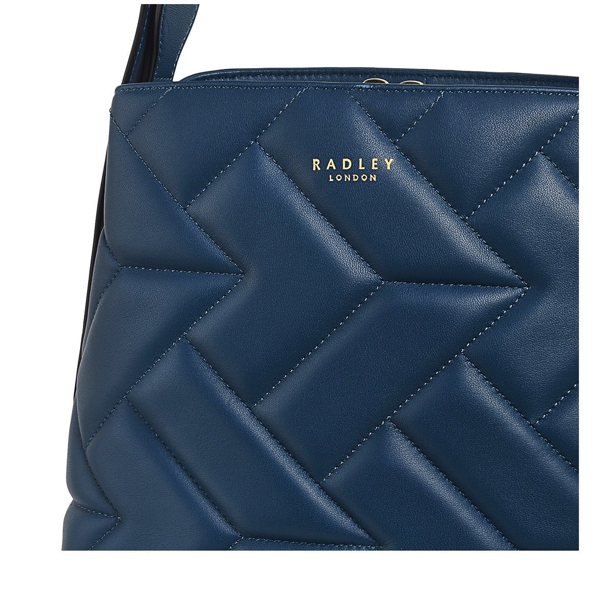 Dukes Place - Quilt Deepsea Medium Compartment Crossbody - RUTHERFORD & Co