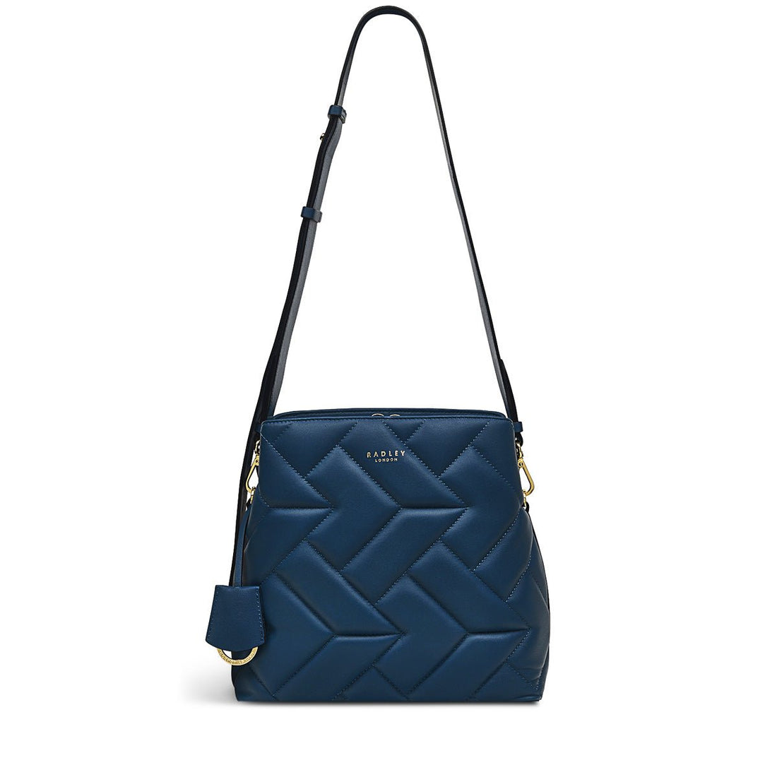 Dukes Place - Quilt Deepsea Medium Compartment Crossbody - RUTHERFORD & Co