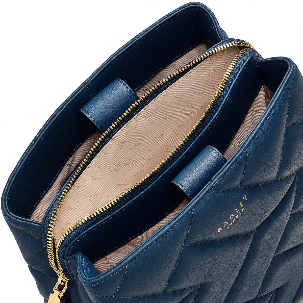 Dukes Place - Quilt Deepsea Medium Compartment Crossbody - RUTHERFORD & Co