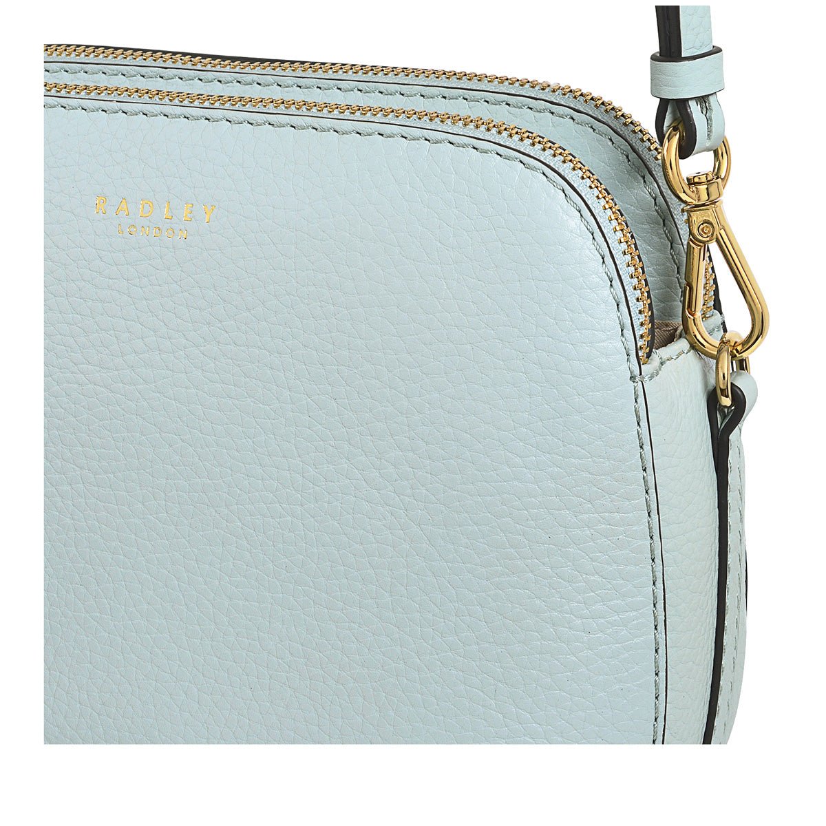 Dukes Place Seafoam Medium Ziptop Crossbody - RUTHERFORD & Co