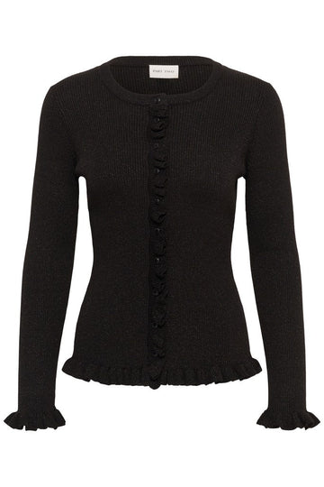 DwalaPW Cardigan - Black with Lurex - RUTHERFORD & Co