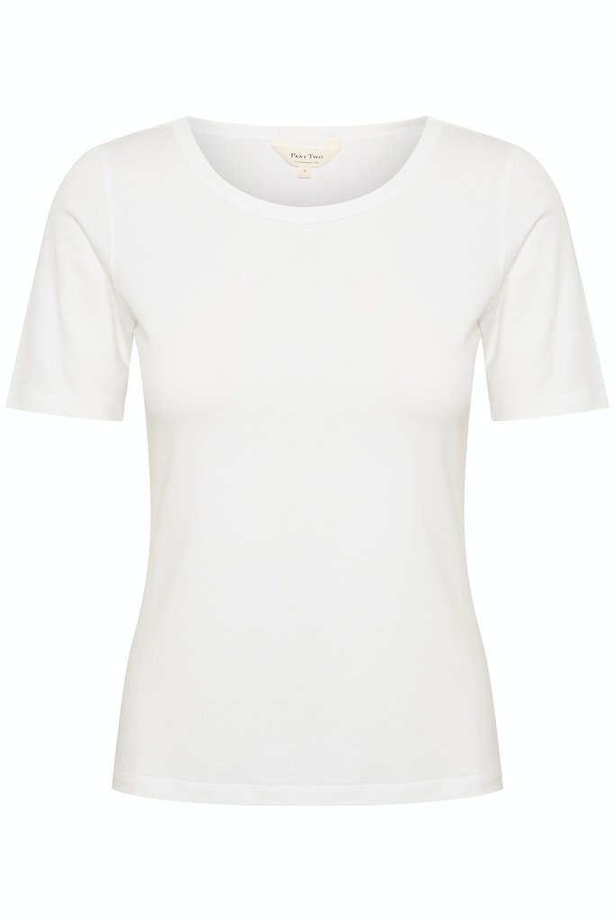 EamajaPW Ts T-shirt - Bright White - RUTHERFORD & Co