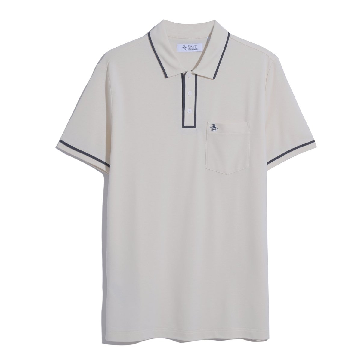Earl Pique Polo Shirt In Birch - RUTHERFORD & Co