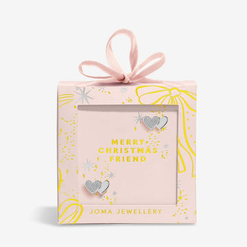 Earring Bauble 'Merry Christmas Fabulous Friend' Earrings - RUTHERFORD & Co