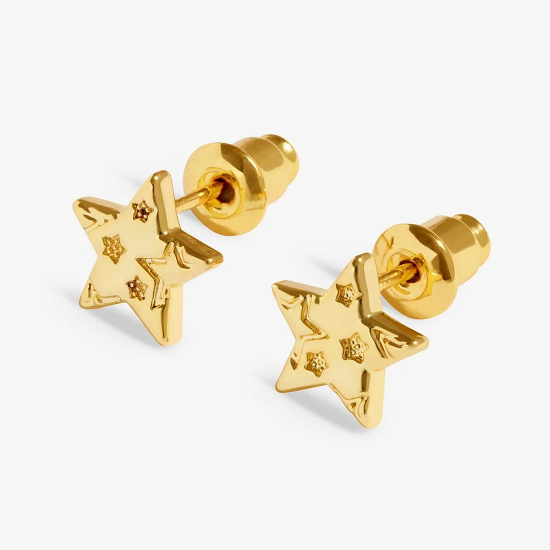 Earring Bauble 'Merry Christmas' Stud Earrings In Gold Plating - RUTHERFORD & Co