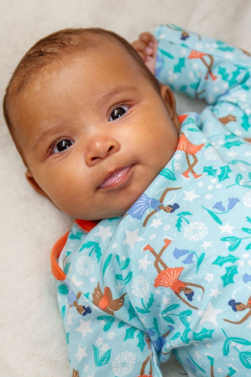 Easy Dressing Printed Babygrow - RUTHERFORD & Co
