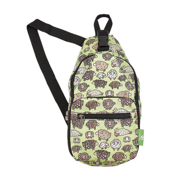 Eco Chic Lightweight Foldable Crossbody Bag Cute Sheep - RUTHERFORD & Co