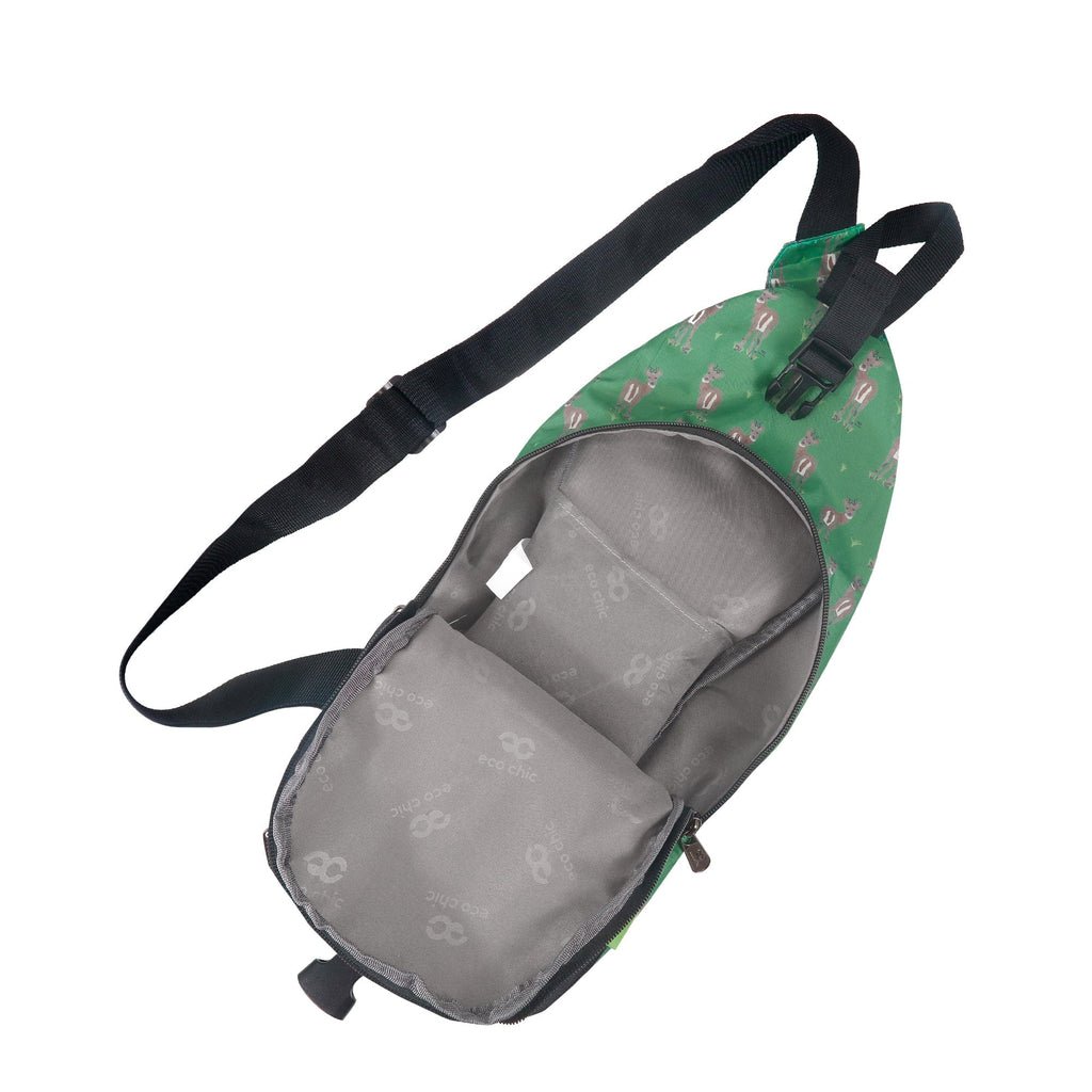 Eco Chic Lightweight Foldable Crossbody Bag Deer - RUTHERFORD & Co