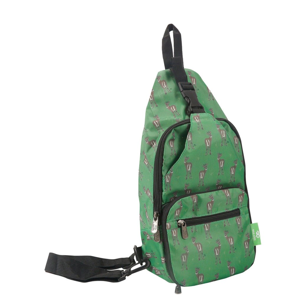 Eco Chic Lightweight Foldable Crossbody Bag Deer - RUTHERFORD & Co
