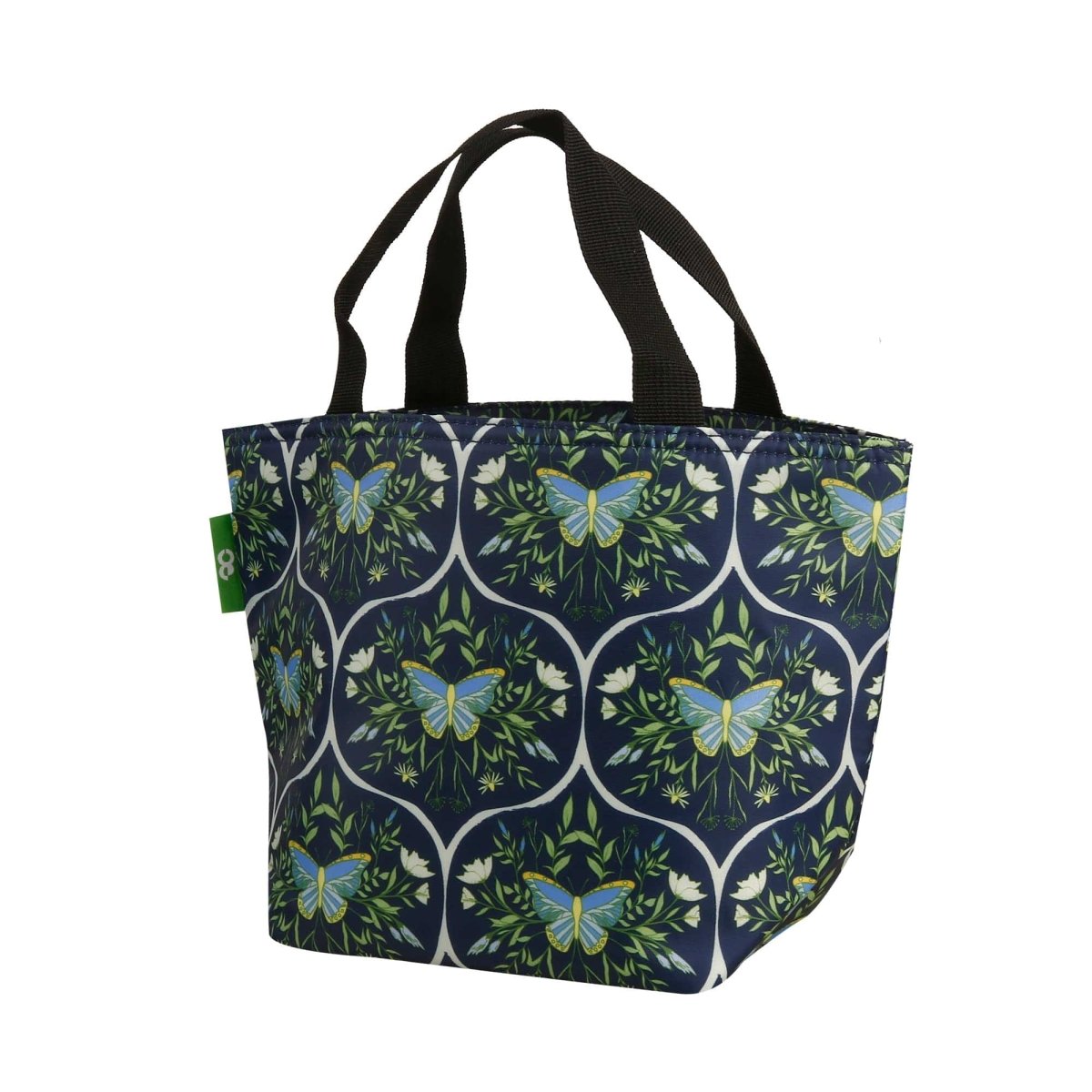 Eco Chic Lightweight Foldable Lunch Bag Butterflies - RUTHERFORD & Co