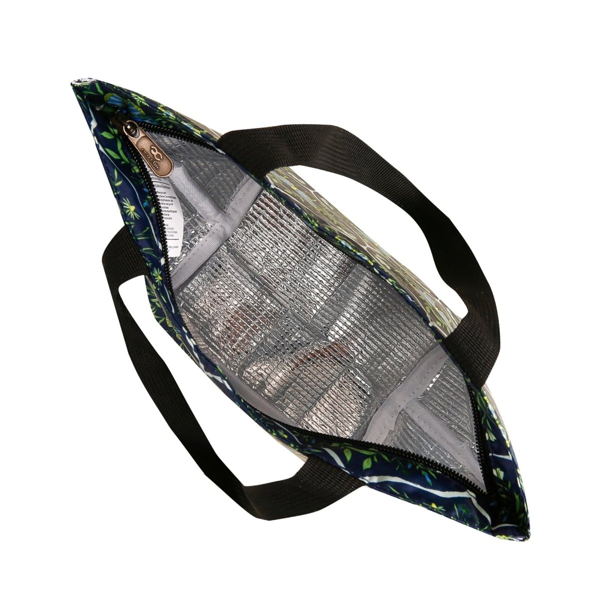 Eco Chic Lightweight Foldable Lunch Bag Butterflies - RUTHERFORD & Co