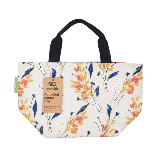Eco Chic Lightweight Foldable Lunch Bag Flowers