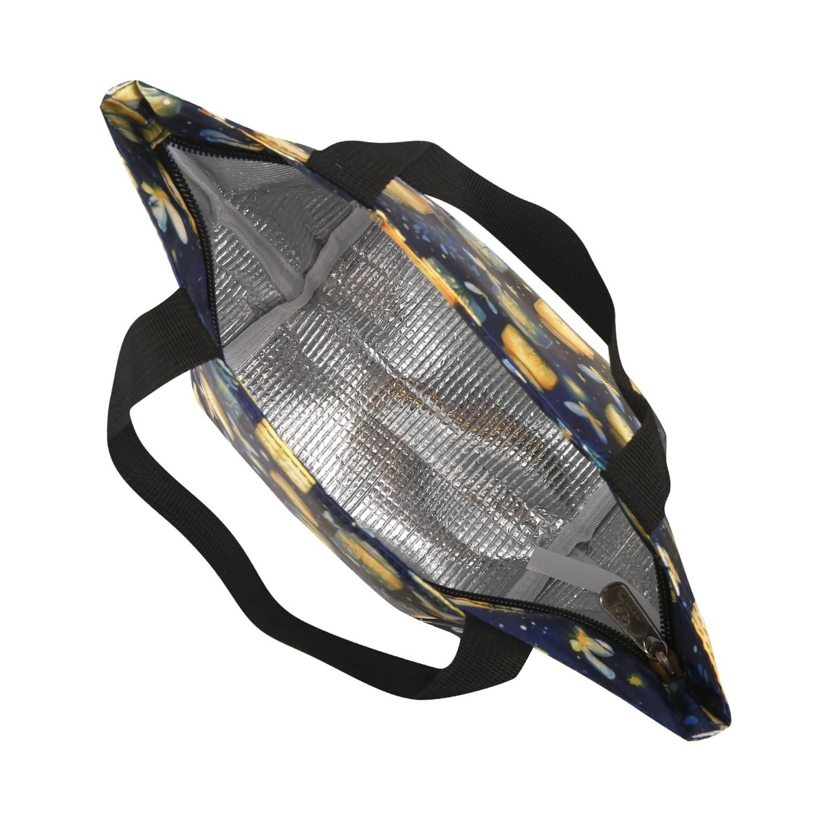 Eco Chic Lightweight Foldable Lunch Bag Jars and Fireflies - RUTHERFORD & Co