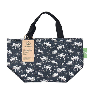 Eco Chic Lightweight Foldable Lunch Blue Bag Landrovers